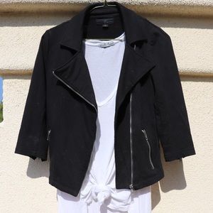 Lightweight Moto Jacket with Zippers